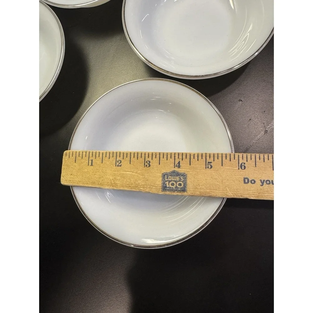 Corning Crown White Milk Glass 6